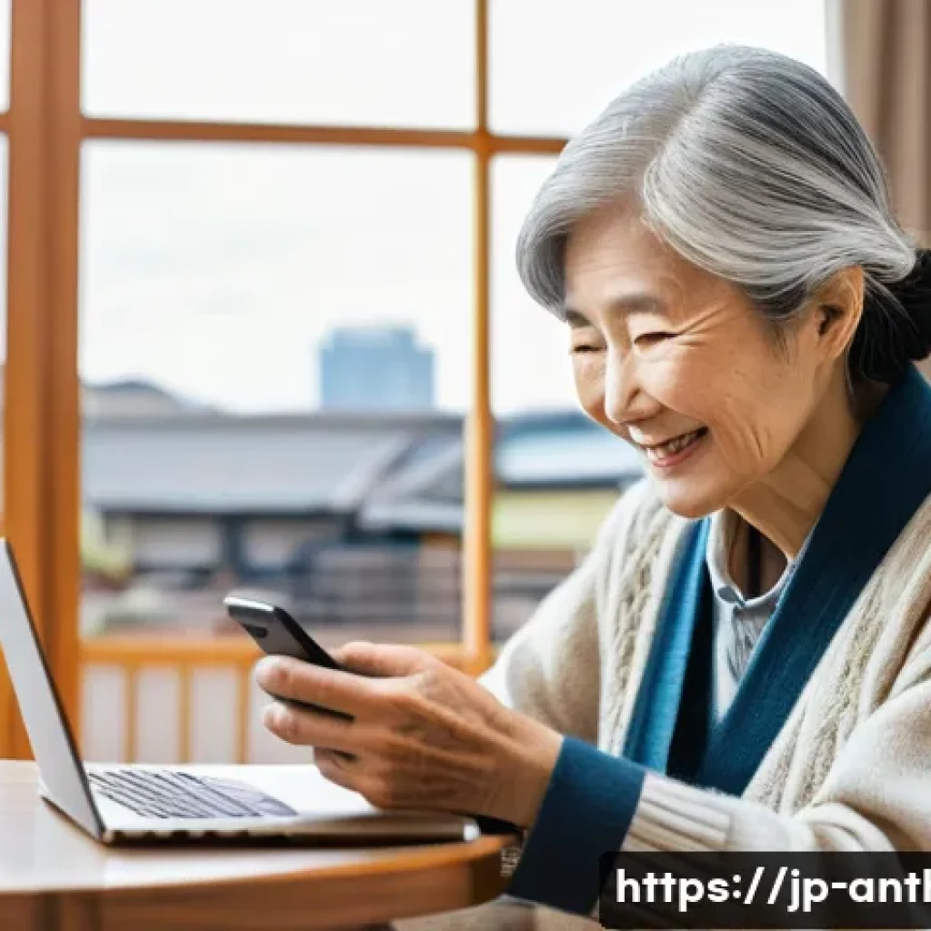 사회적 불평등과 문화 - **Prompt: Bridging the Digital Divide with Empathy**
A heartwarming scene inside a cozy, well-li...